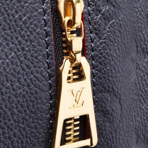 Louis Vuitton Marine/Rouge Monogram Empreinte Leather Melie Bag - Picture 9 of 12